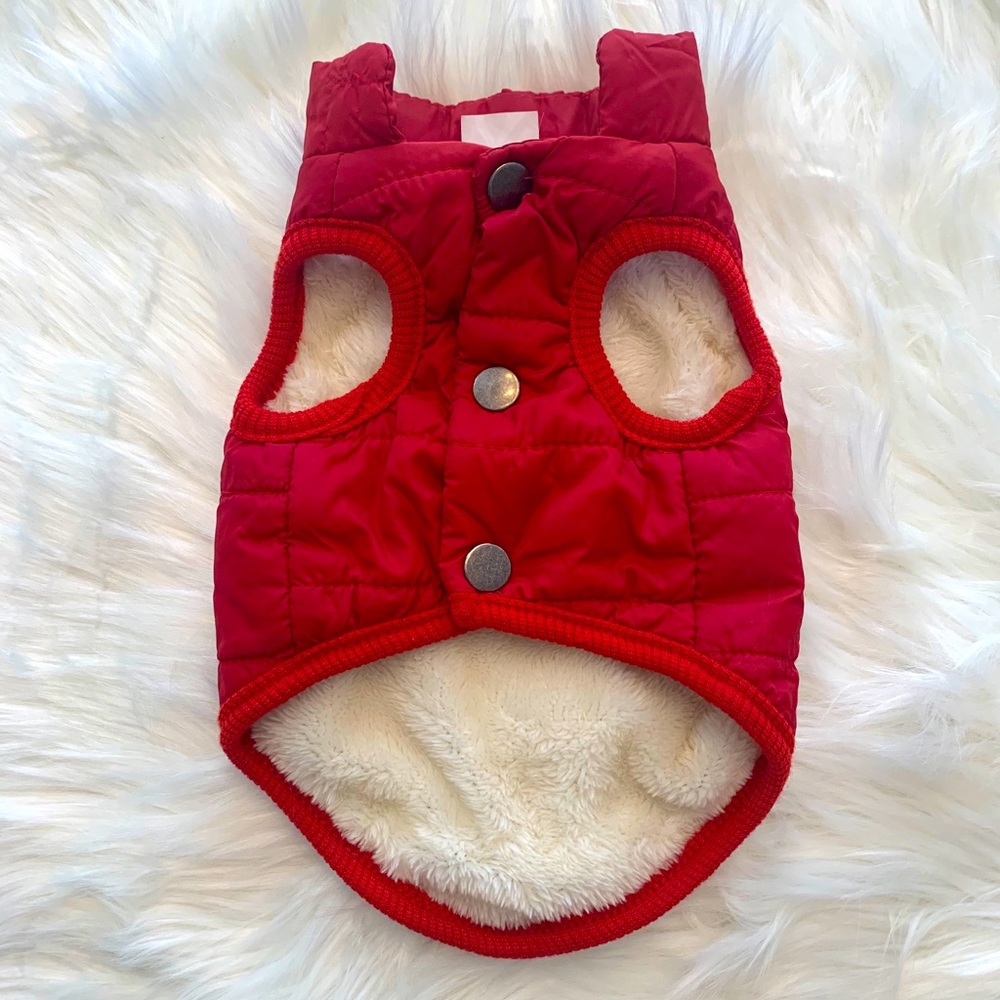 Red XS Dog Vest